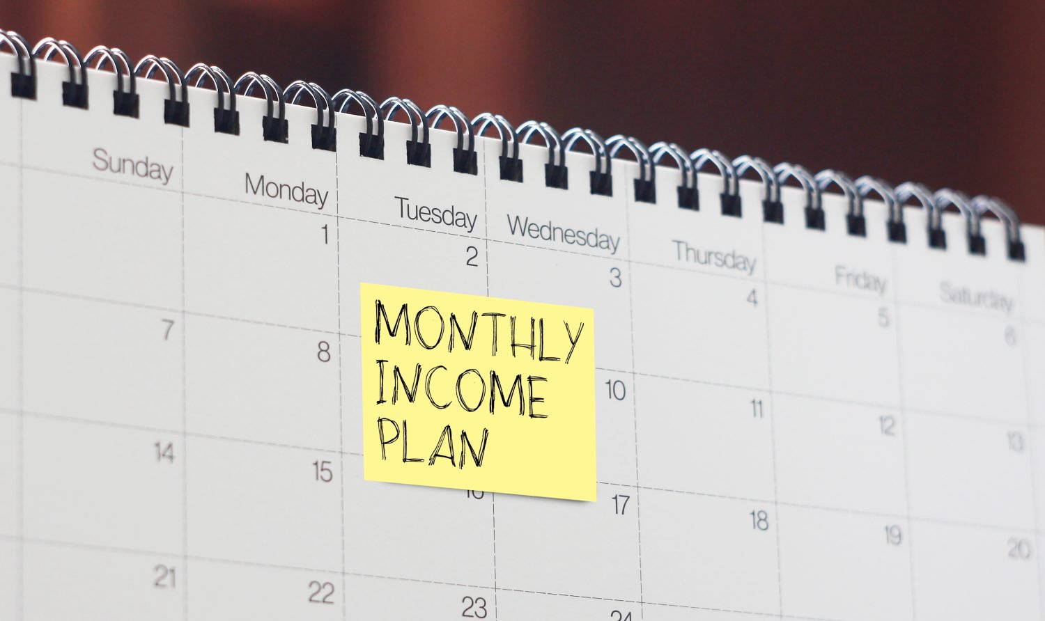 Monthly Income Plan MIP is shown using a text