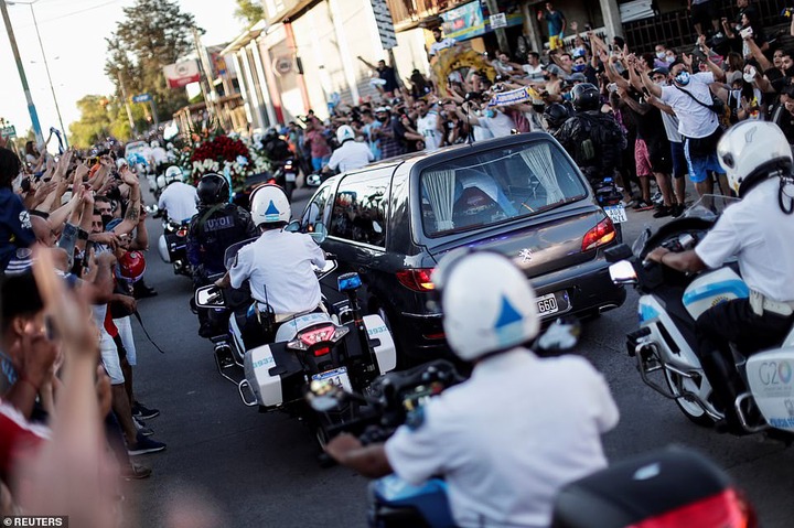 Football legend, Diego Maradona laid to rest in private ceremony in Buenos Aires (photos)