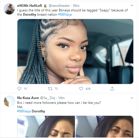 Here is why new Big Brother Naija housemate, Dorathy is trending on Twitter