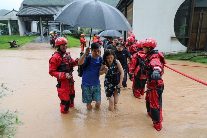 Dozens killed and thousands displaced as floods and rainstorms hit China? (Photos)