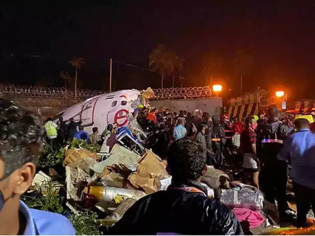 Update: At least 16 dead including both pilots, and 123 injured as Air India flight from Dubai with 191 people onboard crash-lands at Calicut Airport (photos)