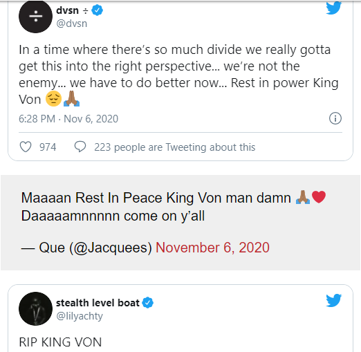 KING VON (26) DIED BECAUSE OF GUNSHOTS FIRED – SEVENTEENTHEBRAND