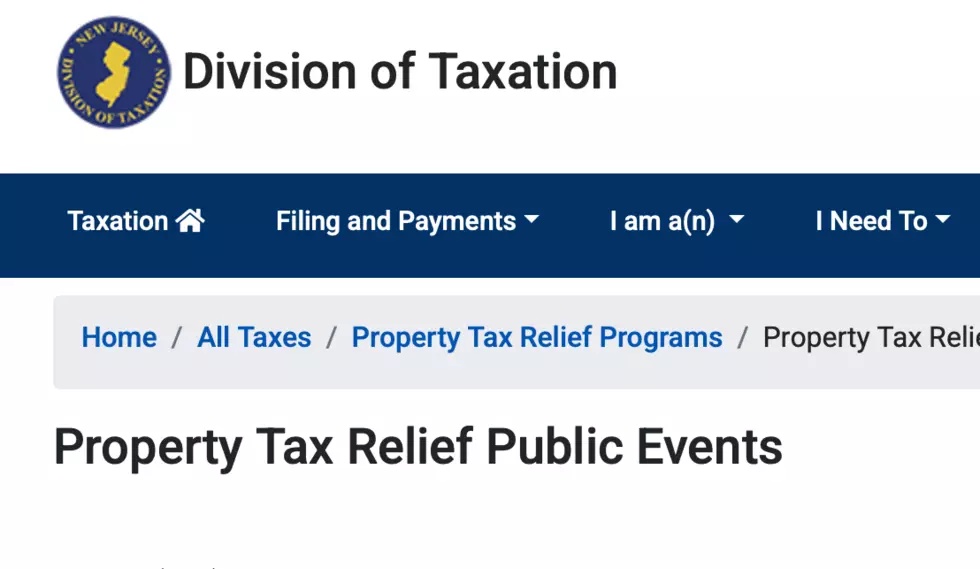 The state’s schedule of free filing sessions runs through deadline night in Trenton. | NJ Division of Taxation screenshot