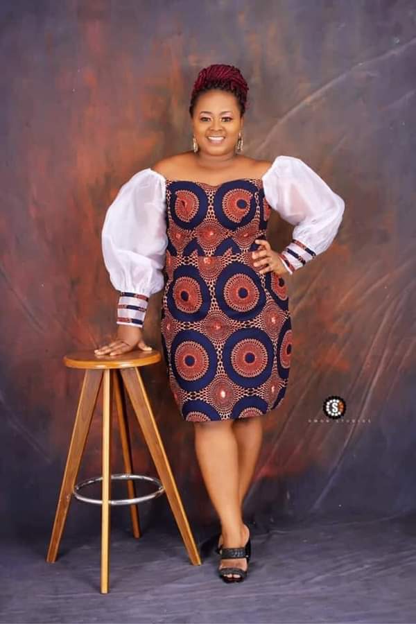 Ankara Short Gown Styles for 2020/2021 (Flare and pencil gowns)