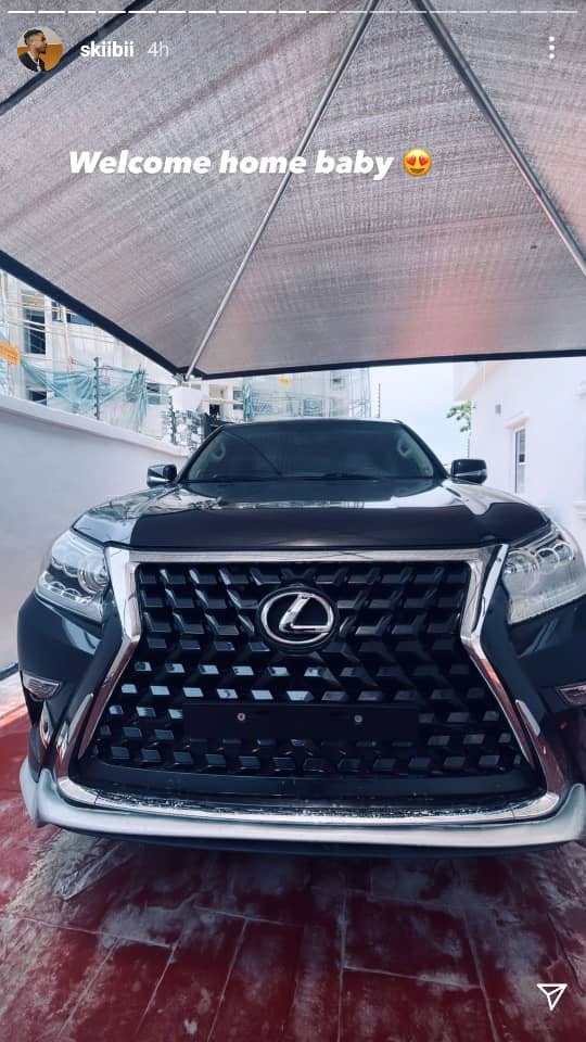 Singer Skiibii acquires brand new Lexus SUV (photos)