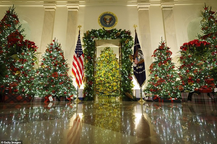 Melania Trump unveils White House Christmas decorations  (Photos/Video)*