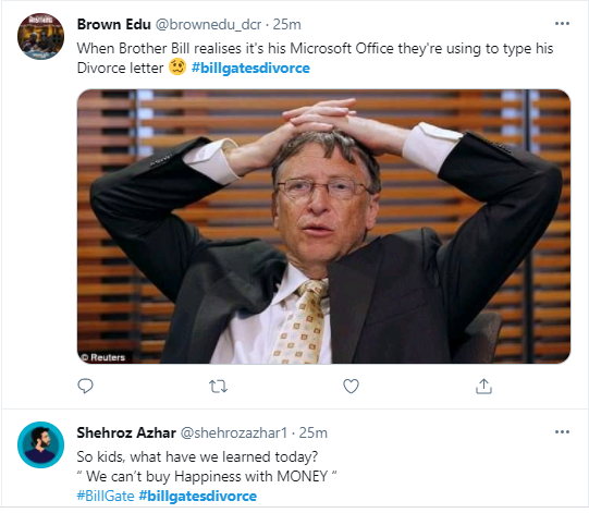 Nigerians react to divorce news of Bill Gates and Melinda Gates 