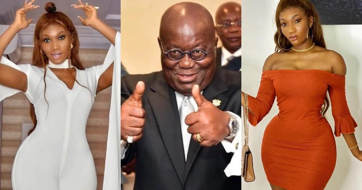 Akufo-Addo and Wendy Shay
