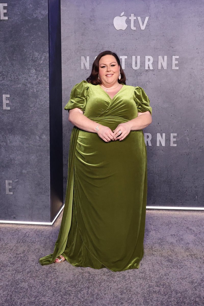 Actress Chrissy Metz at the New York premiere of Apple TV's "Nocturne" at Regal Union Square on October 20, 2026, in New York City.