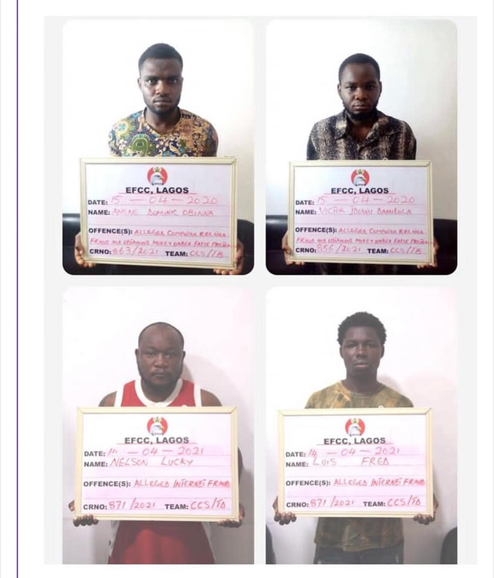27 suspected internet fraudsters arrested in Lagos (photos)