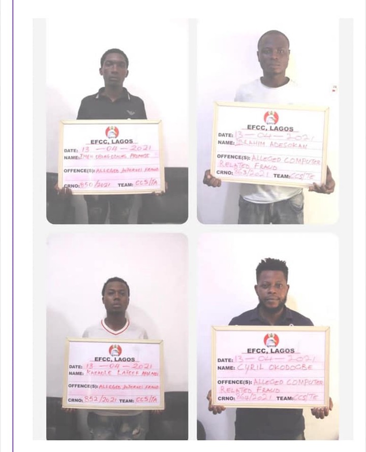 27 suspected internet fraudsters arrested in Lagos (photos)