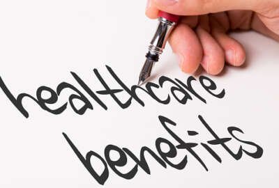 Healthcare Benefits sign