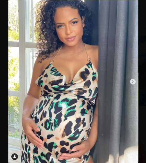  Pregnant Christina Milian showcases her baby bump in lovely new photos