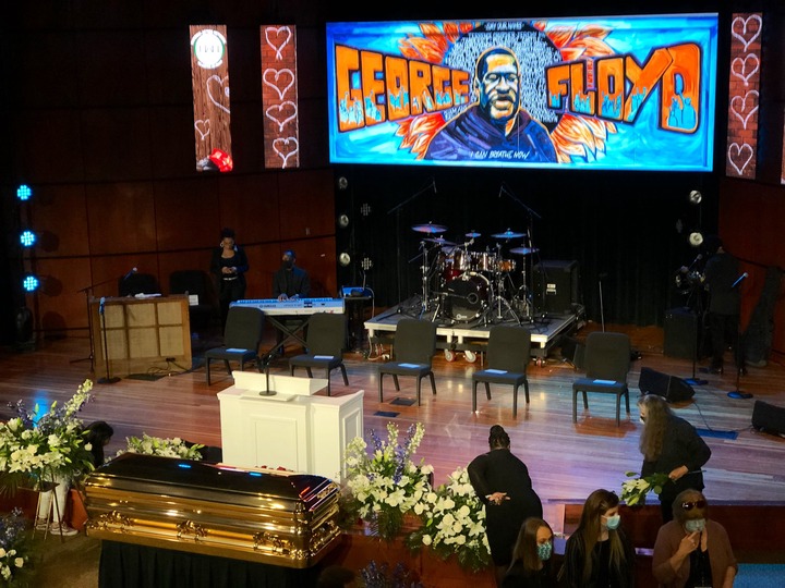  George Floyd memorial service in Minneapolis begins with T.I, Ludacris Tyrese Gibson, Kevin Hart and others in attendance (Photos)