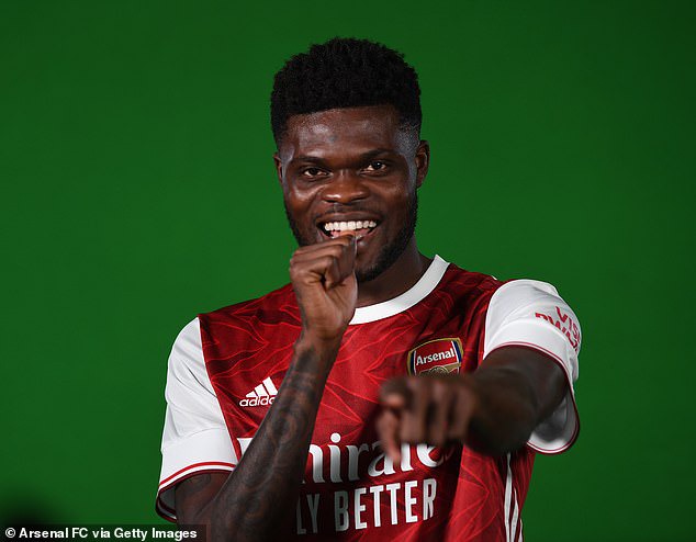 ?Arsenal unveil new signing Thomas Partey after his ?45m move from Atletico Madrid (photos)