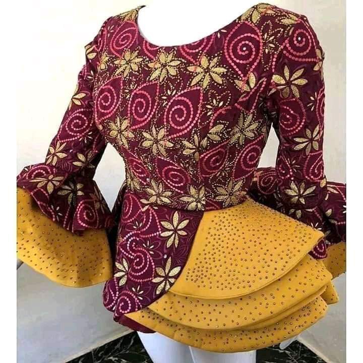 slim fit dress slacks Bella Ankara Dress by Oge Fashion