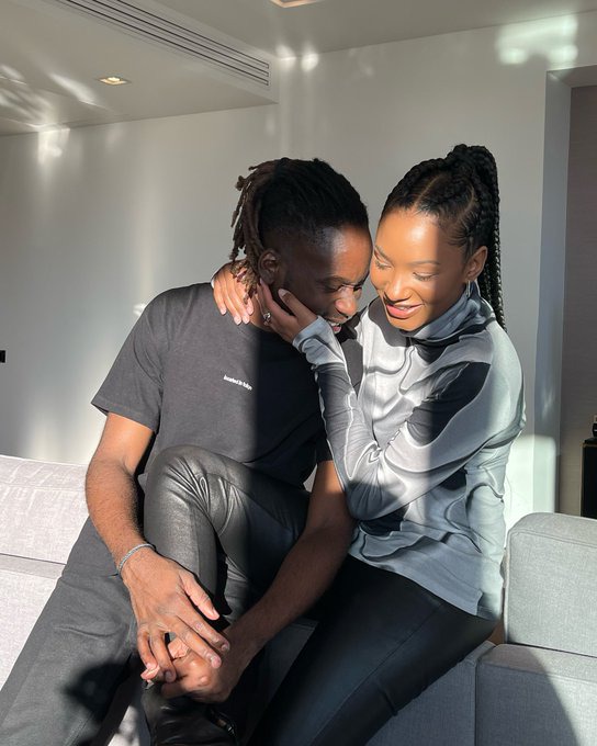 Mr Eazy finally proposes to Temi Otedola officially in a grand style at a beautiful place