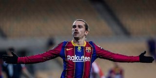 Penyerang Barcelona, Antoine Griezmann. (c) AP Photo