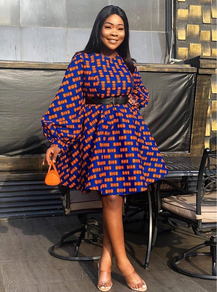 Latest And Superb Short And Long Ankara Gowns Styles