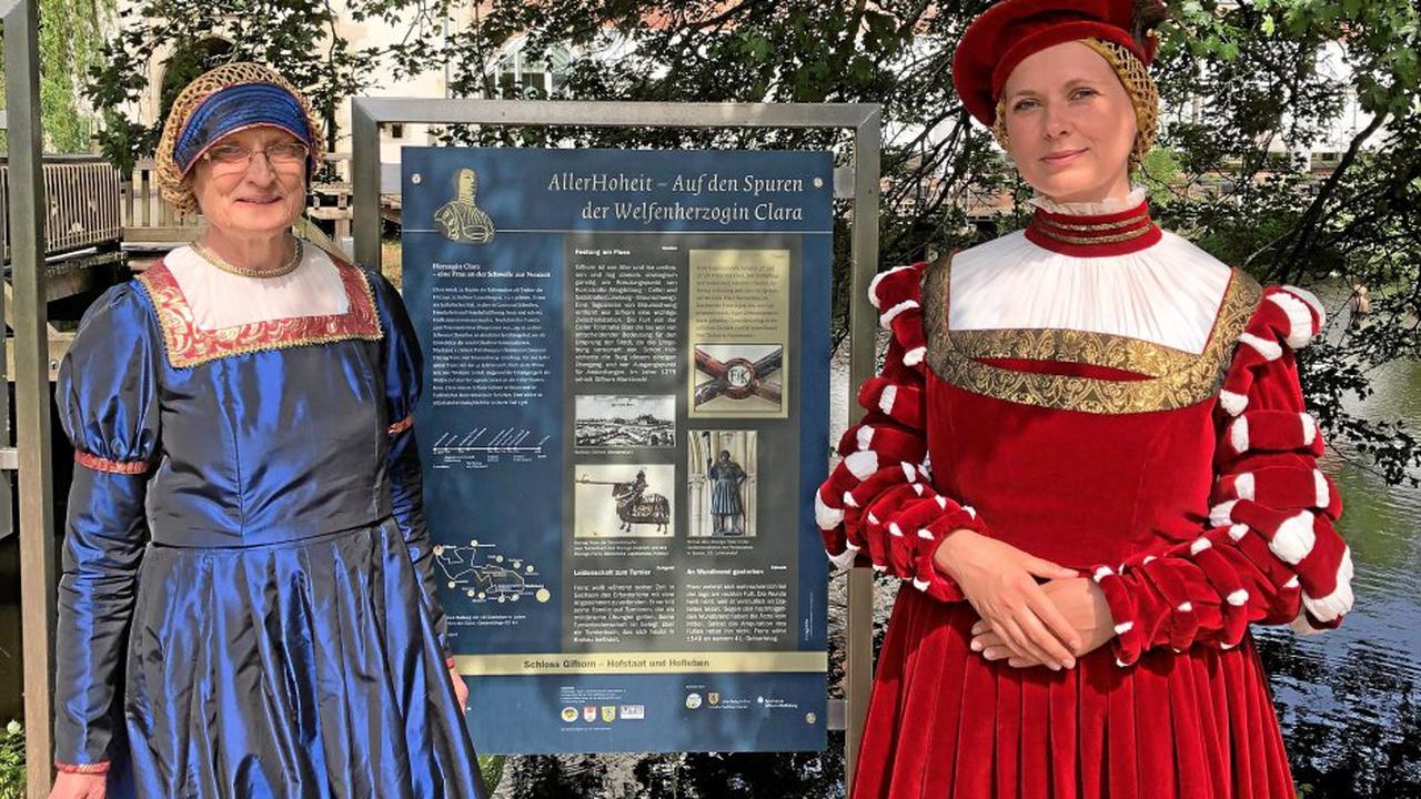 Kostümführungen mit Herzogin Klara und Hofdame am Schloss Gifhorn