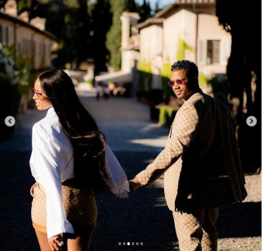 Ciara and Russell Wilson rock stylish Gucci ensembles on a romantic summer holiday in Italy (photos)