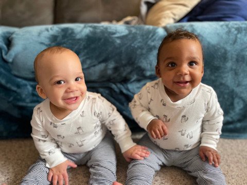 Twin Toddlers Look Like They Are Different Races One Black And One White Opera News