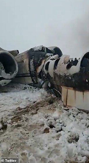 The plane came down in the Dih Yak region, which is controlled by the Taliban