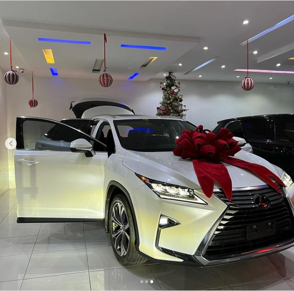  BBNaija star, Liquorose buys herself a brand new Lexus SUV as New Year