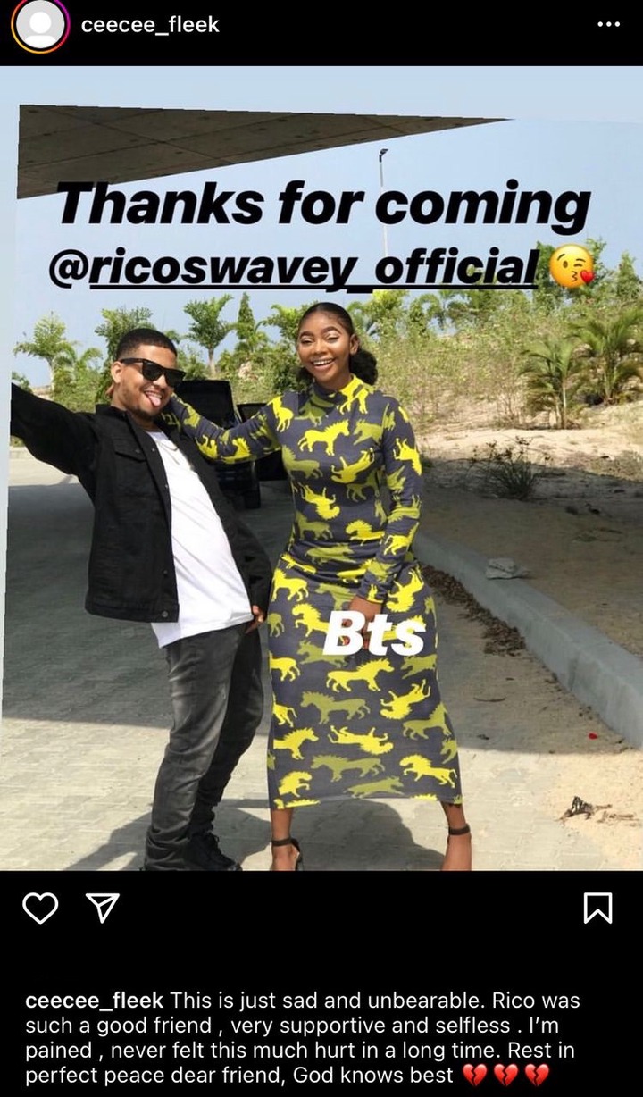 Celebrities mourn?reality star Rico Swavey following his death after car accident 