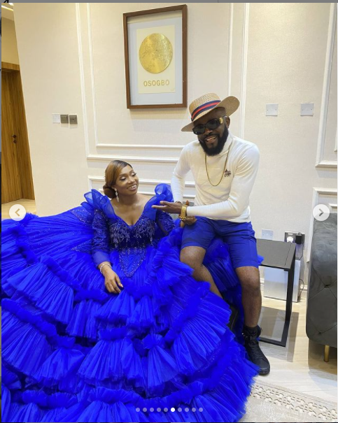 Nigerian actor, Chief Imo and his wife celebrate 10th wedding anniversary with lovely photos