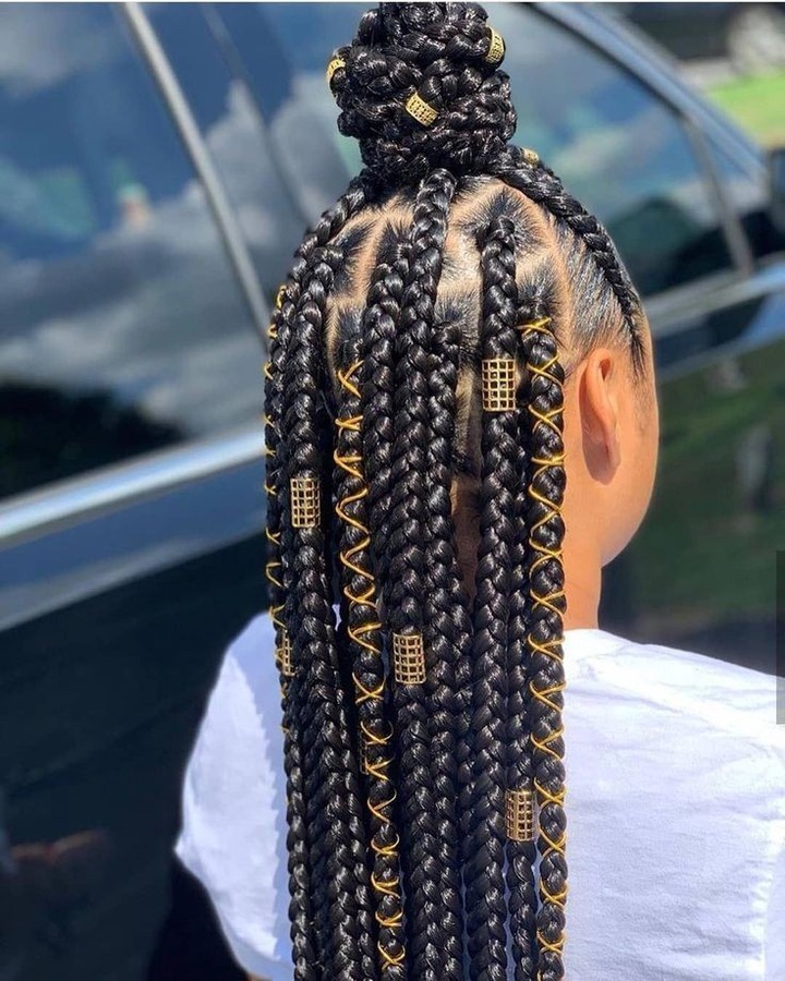 Latest hair style braids 