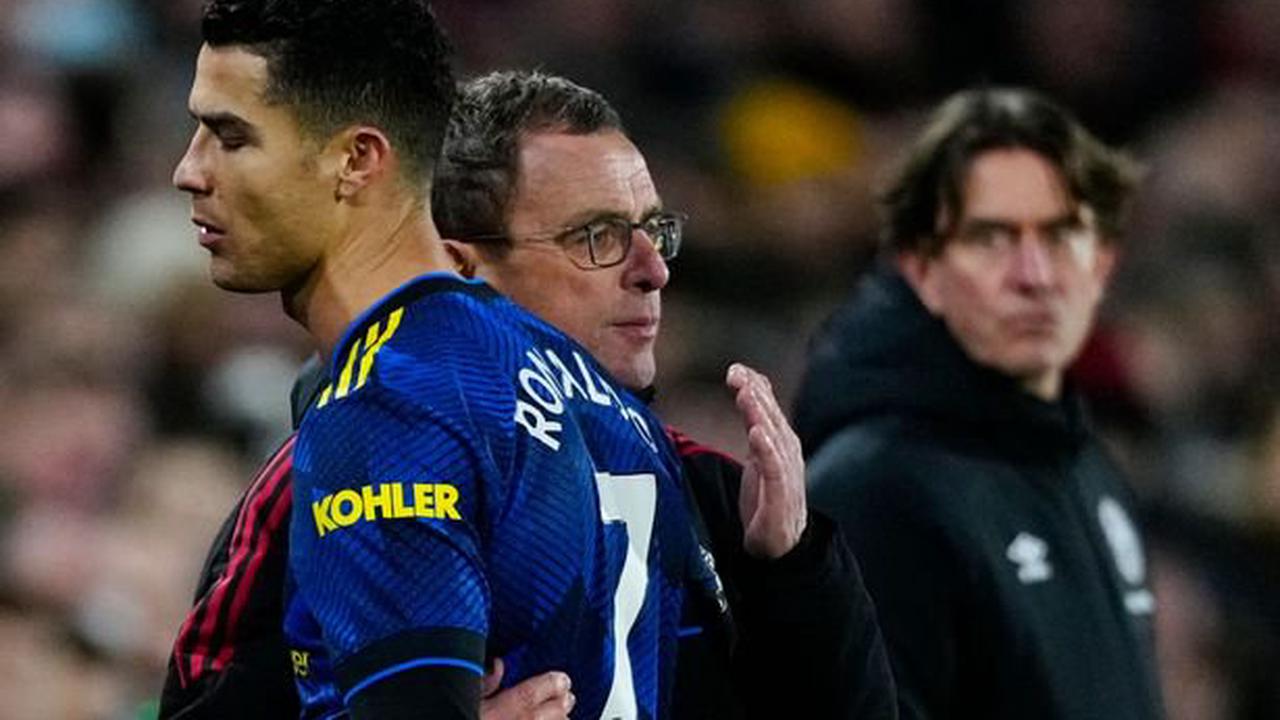 Ralf Rangnick warns Cristiano Ronaldo after angry reaction to Man Utd substitution