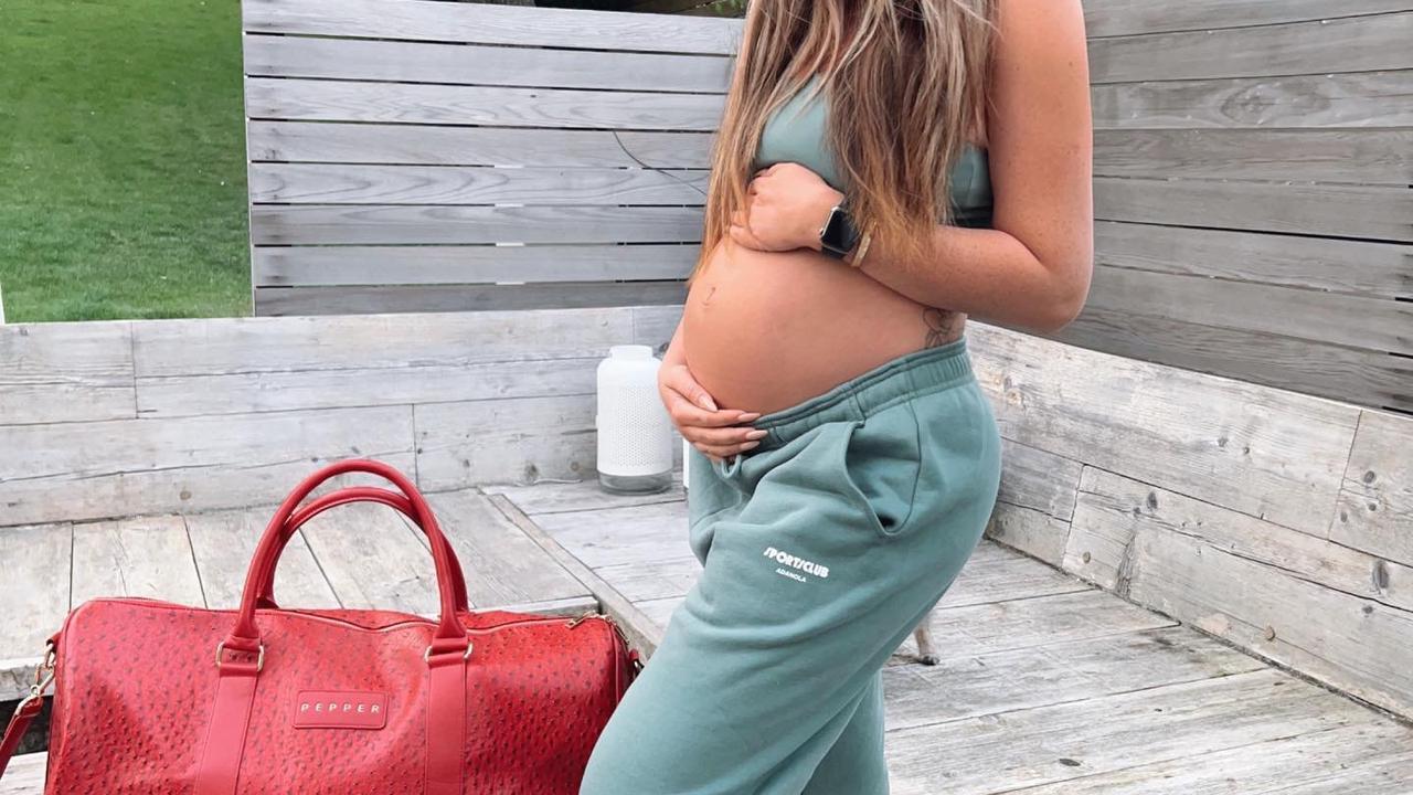 Charlotte Crosby’s fans think they’ve figured out her baby’s gender as pregnant star cradles her bump in stunning photo