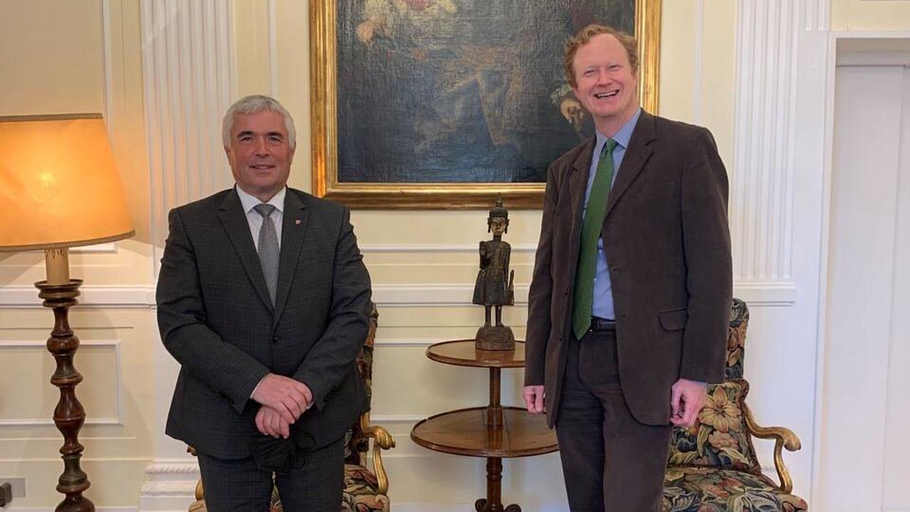 Noggler besucht Österreichs Botschafter in Rom