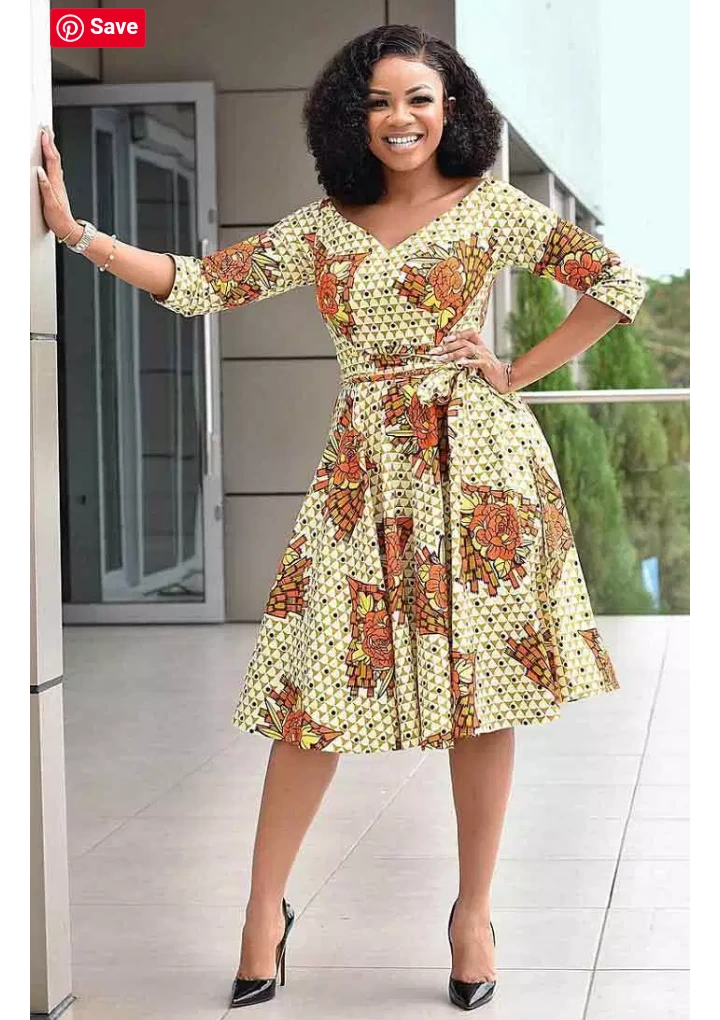 Trend Attires: Serwaa Amihere Love for ankara is Epic Check these Latest Styles Out