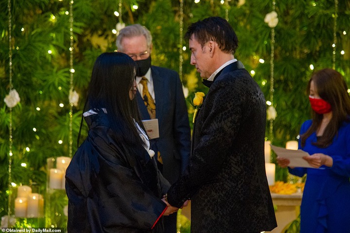Nicolas Cage, 56, ties the knot for the 5th time with 26-year-old Japanese girlfriend Riko Shibata in Las Vegas (photos)