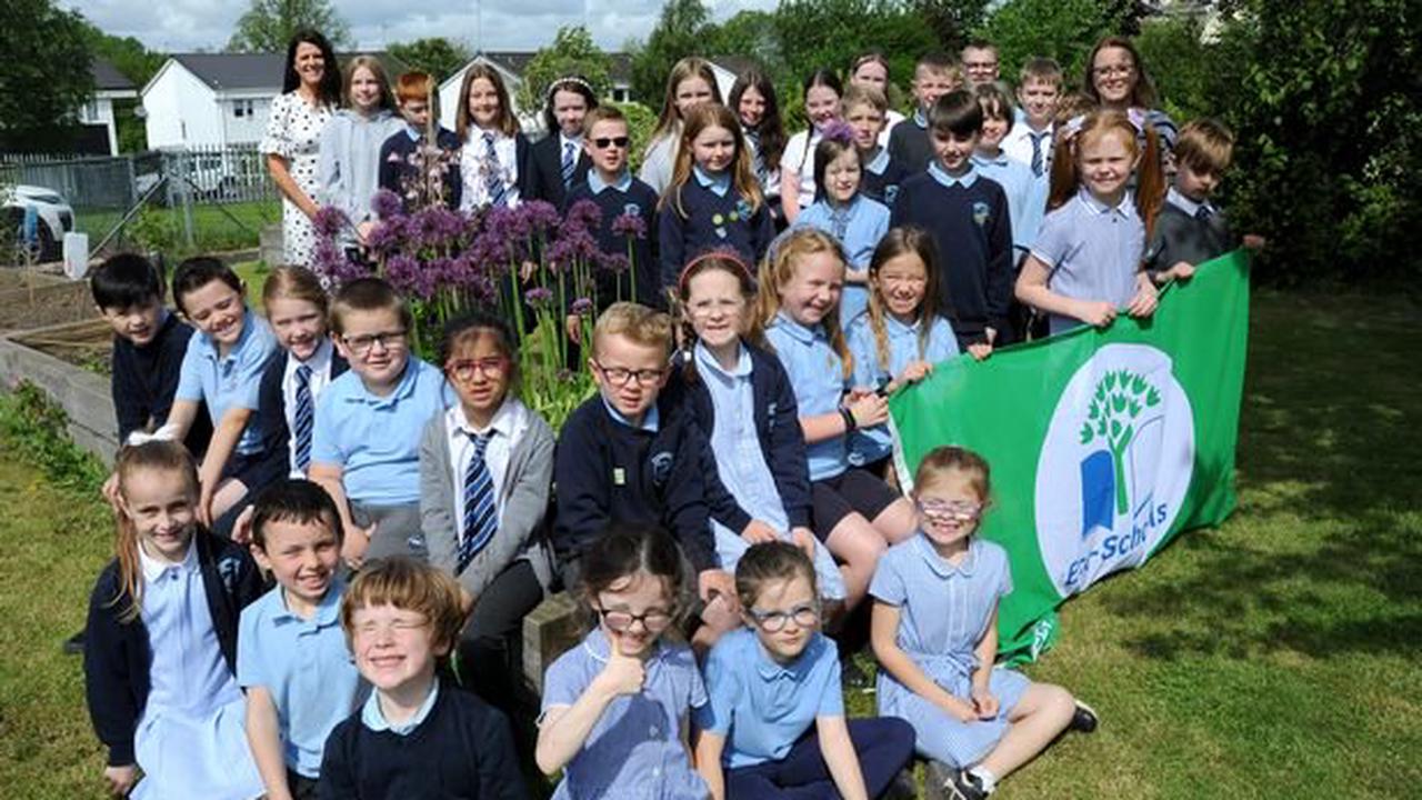 Renfrewshire primary school is celebrating after receiving international eco award