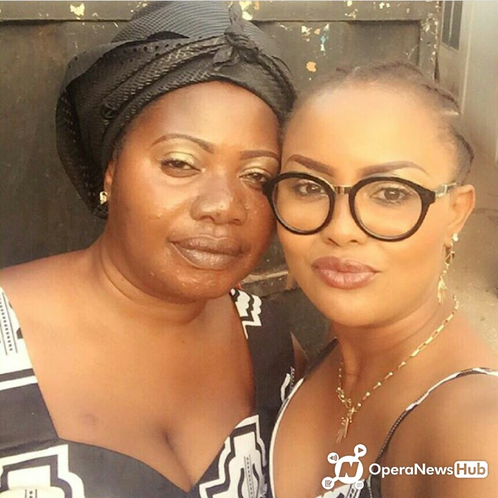 See Pictures of Nana Ama McBrown’s Biological mother. (photos)