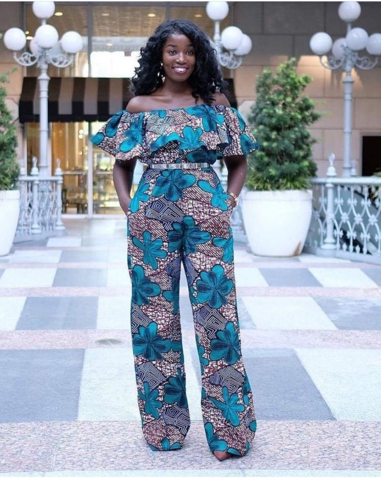 latest ankara jumpsuit for ladies