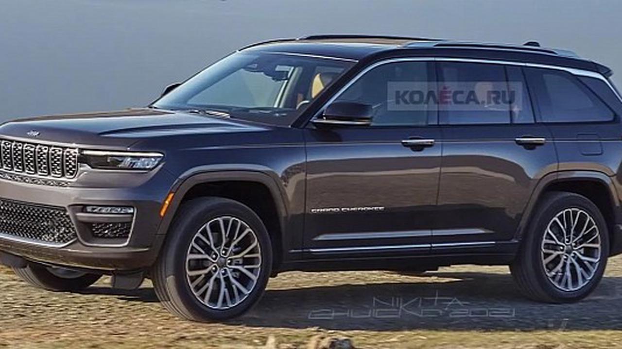 2022 Jeep Grand Cherokee Two-Row Model Rendered as per Recent Spy