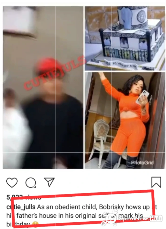The Reason Why Bobrisky Dressed Like A Man To His Father's Birthday Party -Instagram Blogger Reveals