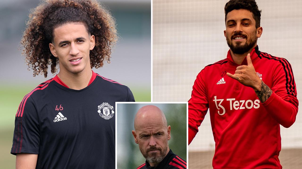 Man Utd ‘to sell Alex Telles over angry bust-up with Hannibal Mejbri’ with Erik ten Hag sealing Tyrell Malacia transfer