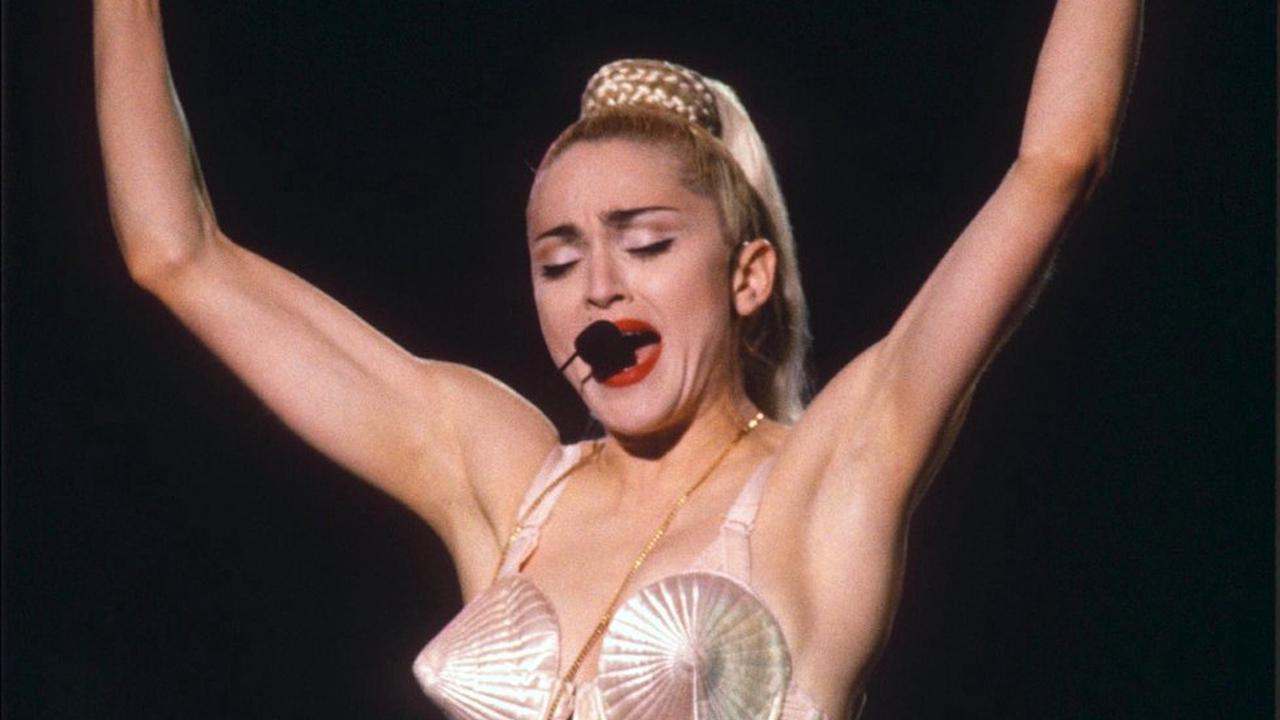 Madonna's famous cone bra makes a comeback with Julia Fox joining the trend