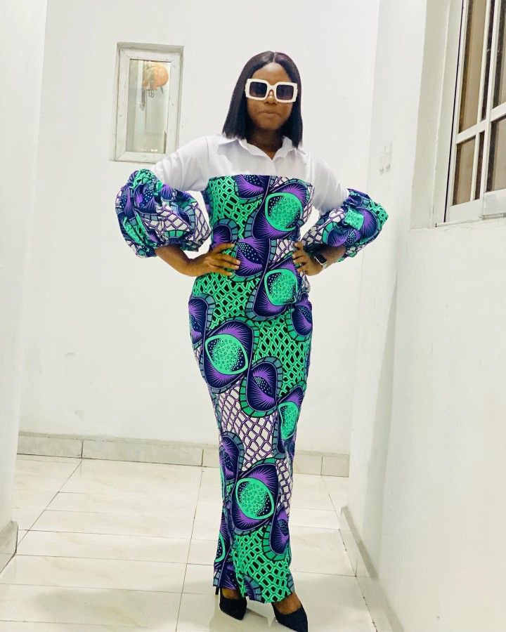 Ankara styles with clearance canvas