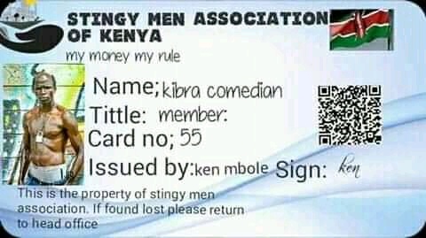 Stingy Man Id Card Download