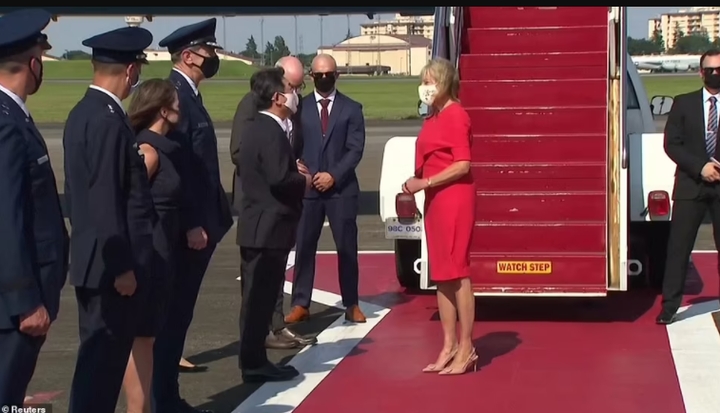 US first lady, Jill Biden touches down in Japan for the Tokyo Olympics (photos)