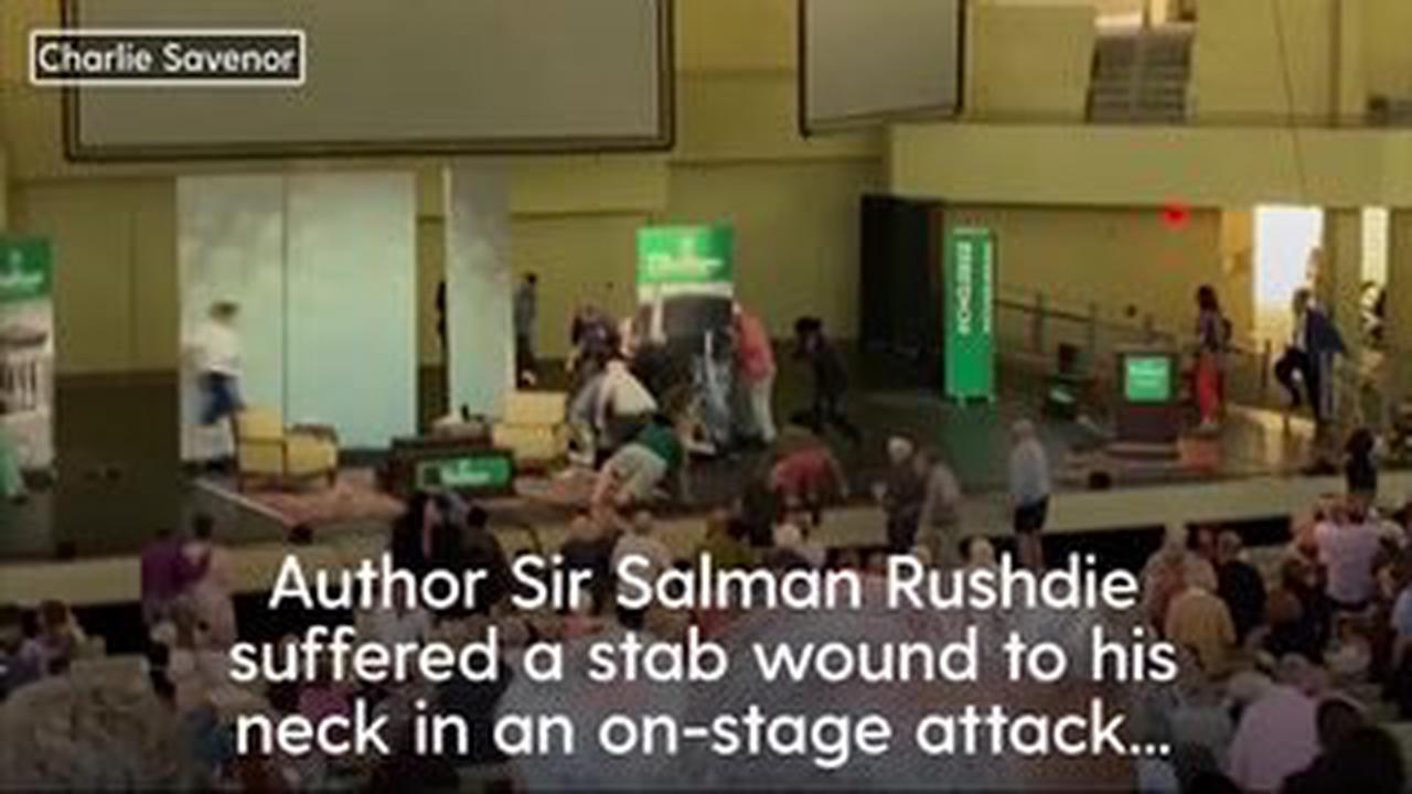 'Feeling very sick' JK Rowling condemns 'horrifying' stab attack on author Salman Rushdie