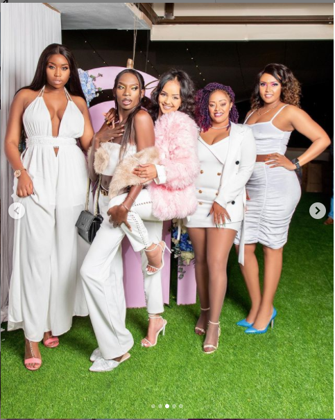 Pregnant Vera Sidika shares photos from her all-white gender reveal party.?