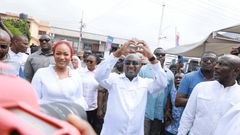 Dr Mahamudu Bawumia and Samira Bawumia