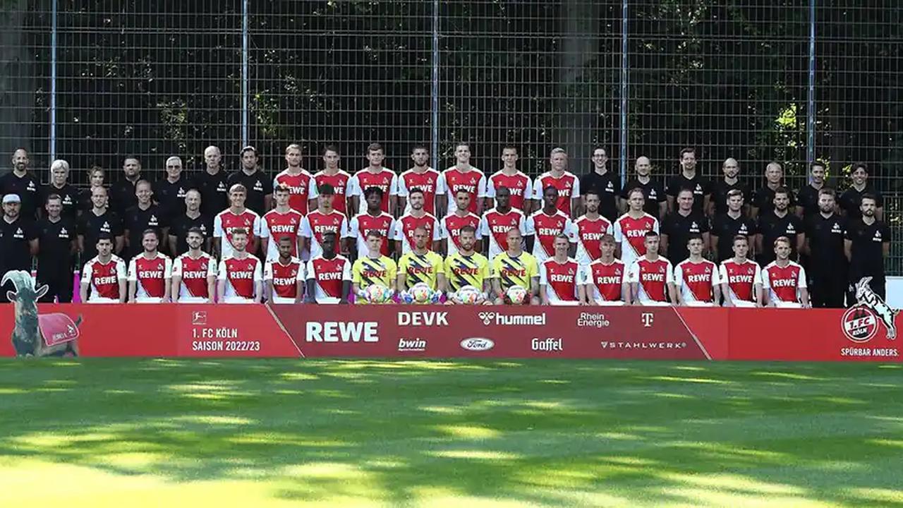 Mannschaftsfoto: Das ist das Team des 1. FC Köln für die neue Saison